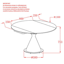 Load image into Gallery viewer, Calisto Extension Dining Table