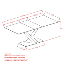 Load image into Gallery viewer, Julius Extension Dining Table