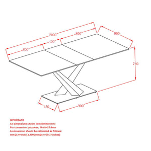 Julius Extension Dining Table