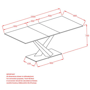 Julius Extension Dining Table