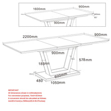 Load image into Gallery viewer, Forna Extension Dining Table