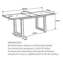 Load image into Gallery viewer, Gavin Extension Dining Table