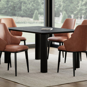 Sangra 59" Dining Table-Black