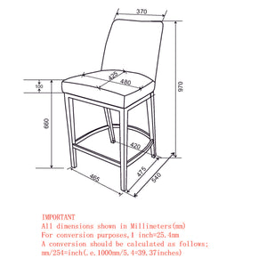 Jace 26'' Fabric Counter Stool