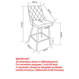 Devo 26'' Counter Stool