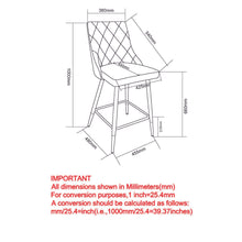 Load image into Gallery viewer, Devo 26&#39;&#39; Counter Stool