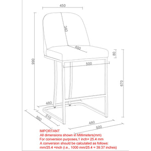 Dario 26'' Counter Stool