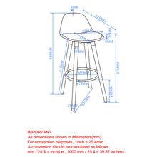 Load image into Gallery viewer, Diablo 26&quot; Counter Stool