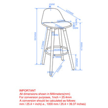 Load image into Gallery viewer, Diablo 26&quot; Counter Stool