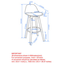 Load image into Gallery viewer, Diablo 26&quot; Counter Stool