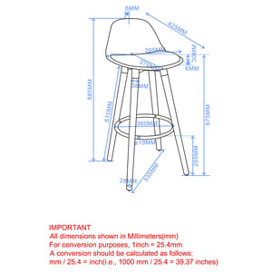 Diablo 26" Counter Stool