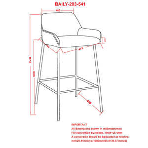 Baily 26'' Counter Stool