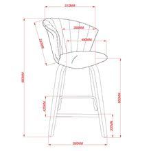 Load image into Gallery viewer, Tula 26&#39;&#39; Counter Stool