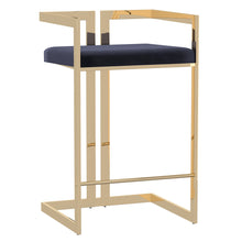 Load image into Gallery viewer, Cosmo 26&#39;&#39; Gold Counter Stool