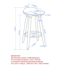 Load image into Gallery viewer, Trex 26&quot; Counter Stool