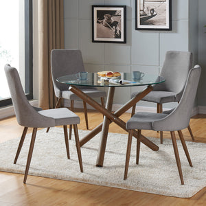 Rocca/Cora Grey Dining Set