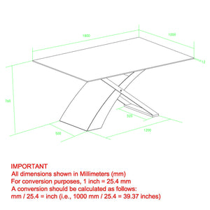 Veneta/Bianca Dining Set