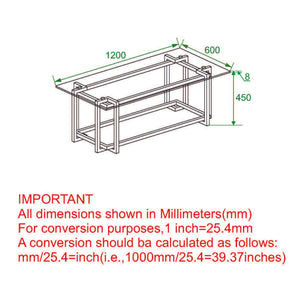 Florina Rectangular Coffee Table