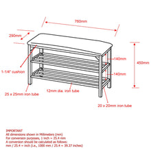 Load image into Gallery viewer, Foster 2-Tier Bench