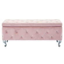 Load image into Gallery viewer, Monique Storage Ottoman