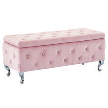 Load image into Gallery viewer, Monique Storage Ottoman