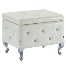 Load image into Gallery viewer, Monique Square Storage Ottoman