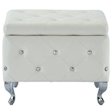 Load image into Gallery viewer, Monique Square Storage Ottoman