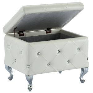 Monique Square Storage Ottoman