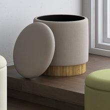 Load image into Gallery viewer, Alya Storage Ottoman