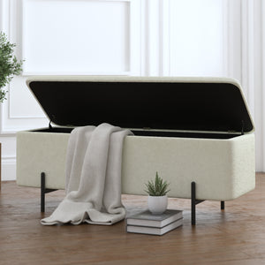 Erzo-Storage Ottoman-Sage