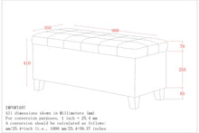 Load image into Gallery viewer, Winston Storage Ottoman