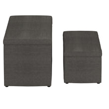 Load image into Gallery viewer, Levi 2Pc Storage Ottoman Set