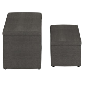 Levi 2Pc Storage Ottoman Set