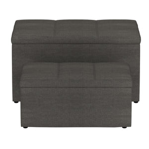 Levi 2Pc Storage Ottoman Set