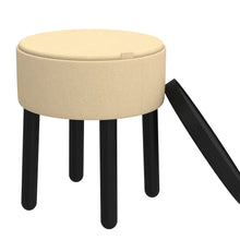 Load image into Gallery viewer, Polly Storage Ottoman