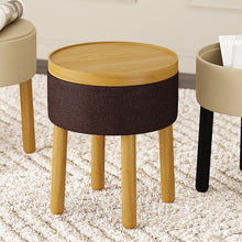 Load image into Gallery viewer, Polly Storage Ottoman