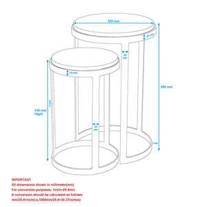 Ares 2Pc Accent Table