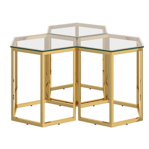 Fleur 3Pc Accent Table