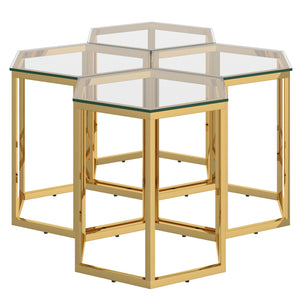 Fleur 4Pc Accent Table