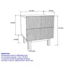 Load image into Gallery viewer, Sangra 2 Drawer Accent Table