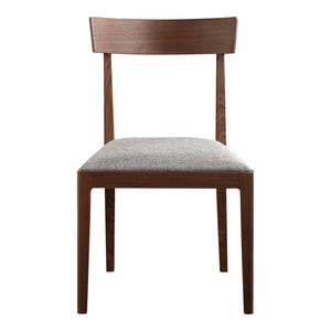 Leone Dining Chair Walnut Brown - Set Of Two