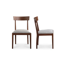 Load image into Gallery viewer, Leone Dining Chair Walnut Brown - Set Of Two