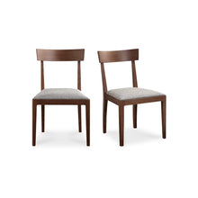 Load image into Gallery viewer, Leone Dining Chair Walnut Brown - Set Of Two