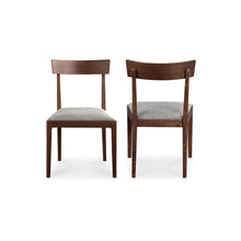 Load image into Gallery viewer, Leone Dining Chair Walnut Brown - Set Of Two