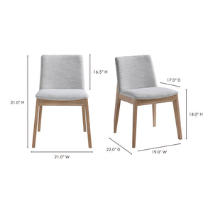 Deco Oak Dining Chair- Set Of Two