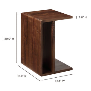 Hiroki Accent Table Brown