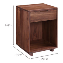 Load image into Gallery viewer, Osamu Nightstand Brown