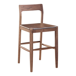 Owing Counter Stool Walnut Brown