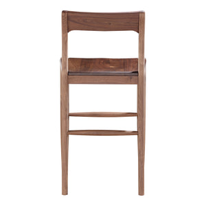 Owing Counter Stool Walnut Brown