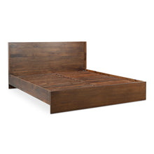 Load image into Gallery viewer, Everett King Bed Dark Brown